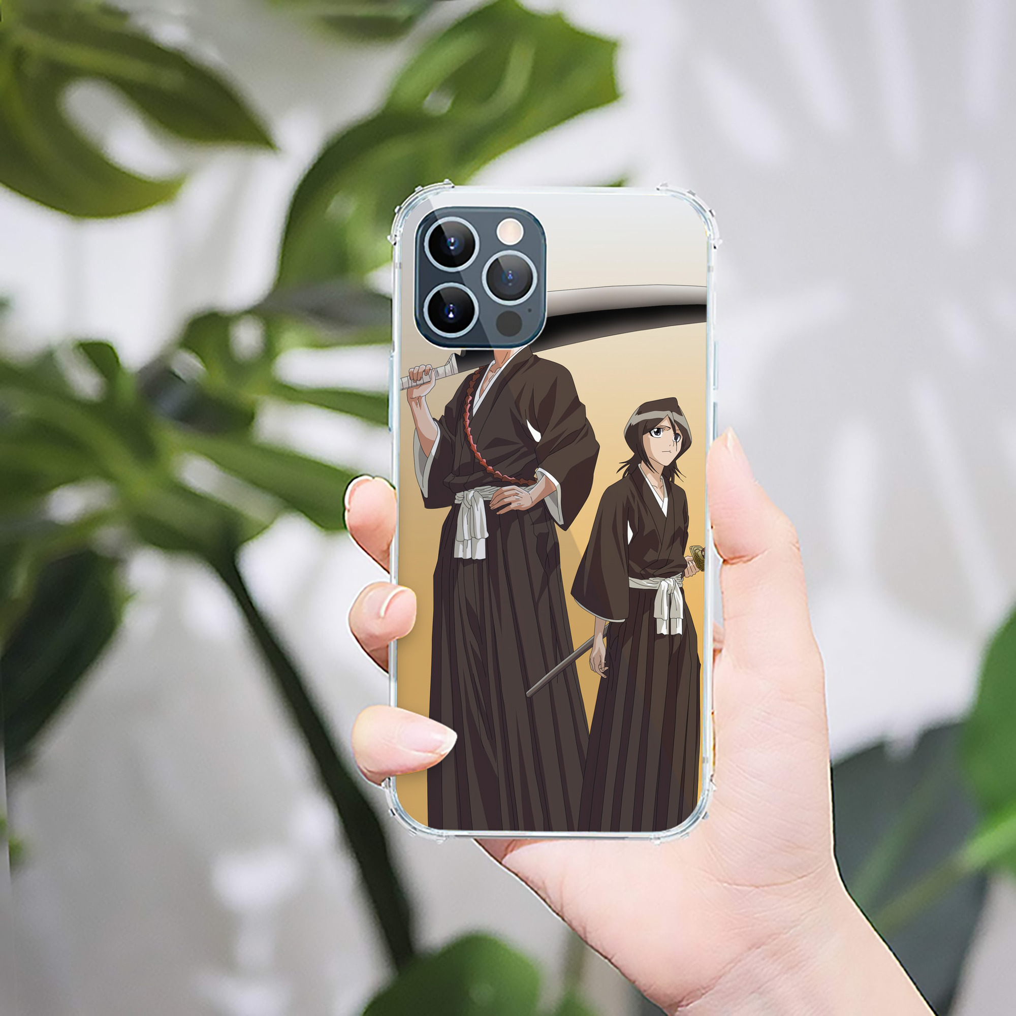 （画像用） ブリーチ BLEACH 【iPhone 12シリーズ対応】透明スマホケース（クリアソフトケース）